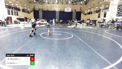 215 lbs Consi Of 8 #1 - Brock Rhoades, Caravel Academy vs Dante Burns, Conwell Egan