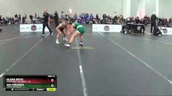 143 lbs Semis & Wb - Nia Miranda, Tiffin University vs Alara Boyd, McKendree University