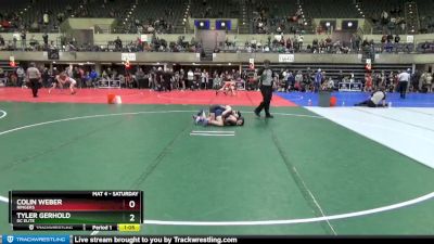 85 lbs Semifinal - Tyler Gerhold, DC Elite vs Colin Weber, Ringers