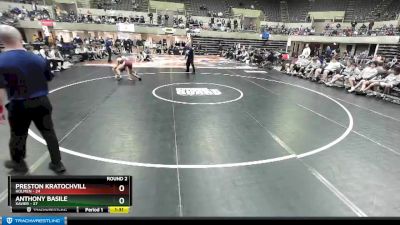 138 lbs Round 2 (4 Team) - Anthony Basile, Xavier vs Preston Kratochvill, Holmen