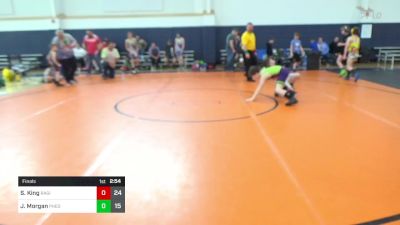 95 lbs Final - Sawyer King, Ragin Raisins vs Jacob Morgan, Pheonix Wrestling Club Blue