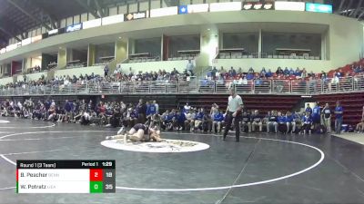 152 lbs Round 1 (3 Team) - Will Potratz, Lincoln East vs Braxton Peacher, Bennington