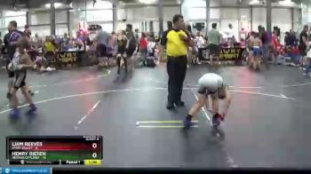 60 lbs Round 3 (6 Team) - Liam Reeves, Steel Valley vs Henry Riesen, Indiana Outlaws