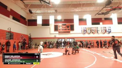 62-63 lbs Round 1 - Zeike DeLaRosa, Moses Lake Wrestling Club vs Xavier Aparicio, Victory Wrestling-Central WA