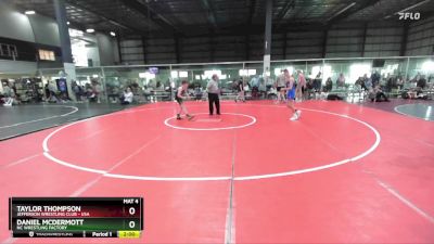 100 lbs Champ. Round 2 - Daniel McDermott, NC Wrestling Factory vs Taylor Thompson, Jefferson Wrestling Club - USA