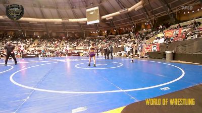 90 lbs Consi Of 16 #2 - Evan Kleitsch, Waverly Area Wrestling Club vs Bronc Sumpter, Vian Wrestling Club