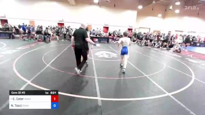 57 kg Cons 32 #2 - Elijah Cater, Washington vs Nico Tocci, Pennsylvania