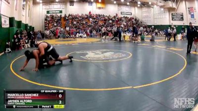 285 lbs Cons. Round 2 - Jayden Alford, North Torrance vs Marcello Sanchez, Pacifica Garden Grove