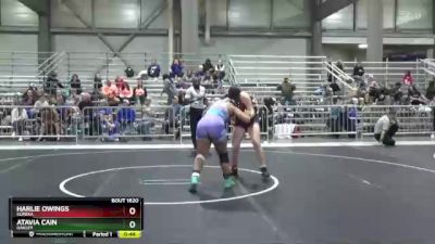 170 lbs Cons. Round 2 - Harlie Owings, Eureka vs Atavia Cain, Oakley