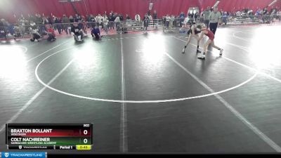 86 lbs Semifinal - Braxton Bollant, Wisconsin vs Colt Nachreiner, Sarbacker Wrestling Academy