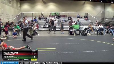 101 lbs Semis & 1st Wrestleback (8 Team) - Talon Weaver, Donahue WA vs Gus Legato, Contenders WA Blue