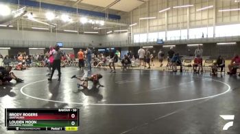 50 lbs 1st Place Match - Brody Rogers, Unattached vs Louden Moon, Louisiana Muggers