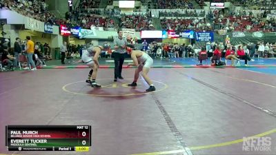 AA - 170 lbs Cons. Round 1 - Paul Murch, Billings Senior High School vs Everett Tucker, Missoula Sentinel