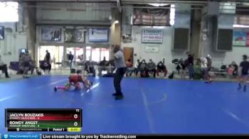 72 lbs Round 3 (4 Team) - Jaclyn Bouzakis, Dynasty Death Row vs Rowdy Angst, Missouri Wrestling