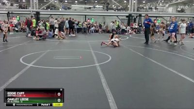 60 lbs Placement (4 Team) - Eddie Cuff, Grit Mat Club vs Oakley Leese, PA Alliance