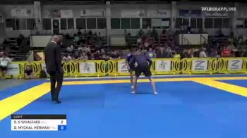 GABE S WHAHHAB vs DUSTIN MYCHAL HERMAN 2021 Pan IBJJF Jiu-Jitsu No-Gi Championship