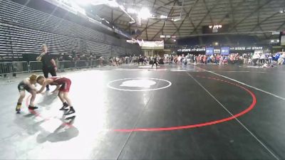 67 lbs Champ. Round 1 - Sawyer Haskins, Cherry Creek Wrestling Club vs Skyler Flick, Punisher Wrestling Company