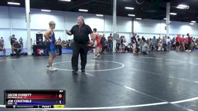 187 lbs Placement Matches (8 Team) - Jacob Everett, Michigan Blue vs Joe Constable, Iowa