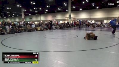 135 lbs Quarterfinals (8 Team) - Kaja Williams, Sunbear Wrestling vs Holly Garrett, Indiana Smackdown