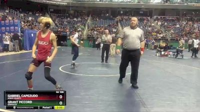 4A 106 lbs Quarterfinal - Grant McCord, Grimsley vs Gabriel Capezudo, Hoke County