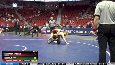 3A-138 lbs 5th Place Match - Lincoln Jipp, Bettendorf vs Benjamin Hansen, Ankeny