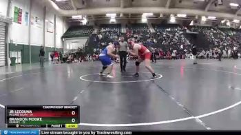 285 lbs Round 4 (16 Team) - JR Lecouna, Millard South vs Brandon Moore, Kearney