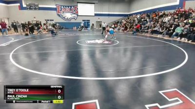 132 lbs Semifinal - Trey O`Toole, Wylie vs Paul Cinzah, Plano West