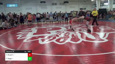 96-S Mats 15-18 3:00pm lbs Round Of 16 - Tanner Stuart, PA vs Tyler Sage, MI