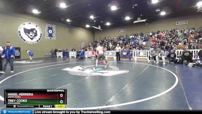 220 lbs Quarterfinal - Angel Herrera, Santa Maria vs Trey Cooks, Atascadero