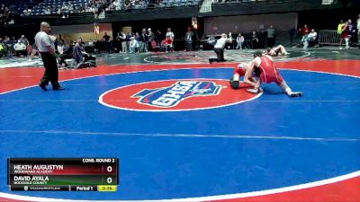 6A-113 lbs Cons. Round 2 - Heath Augustyn, Woodward Academy vs David Ayala, Rockdale County