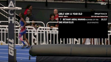 Youth Girls' 60m, Prelims 7 - Age 11