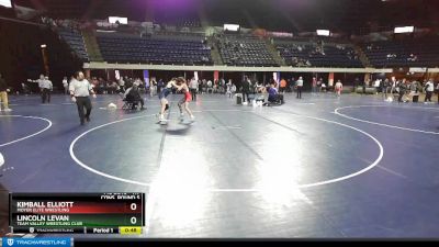 117 lbs Cons. Round 5 - Lincoln LeVan, Team Valley Wrestling Club vs Kimball Elliott, Moyer Elite Wrestling