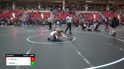 90 lbs Semifinal - Treyton Holinde, Hoisington Jr Cardinals vs Tayden Mahan, Derby Wrestling Club