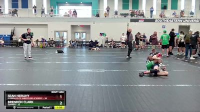 120 lbs Cons. Round 5 - Brendon Clark, Sumner vs Sean Herlihy, Florida Elite Wrestling Academy