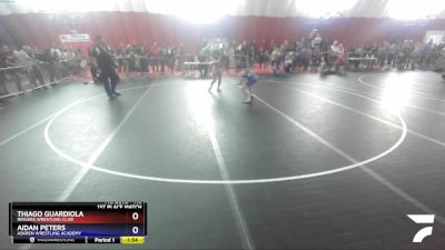 110 lbs 1st Place Match - Thiago Guardiola, Ringers Wrestling Club vs Aidan Peters, Askren Wrestling Academy