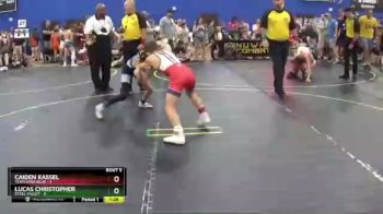 85 lbs Semis & 1st Wrestleback (8 Team) - Caiden Kassel, Team Iowa Blue vs Lucas Christopher, Steel Valley