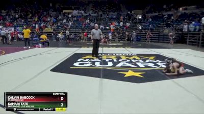 60 lbs Semifinal - Calvin Babcock, St. Charles WC vs Kamari Tate, Englewood Live Wire WC