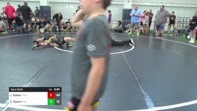 100 lbs Pools - Jacob Baker, Phoenix W.C. vs Zayden Ayers, Mineral Wells Bulldawgs