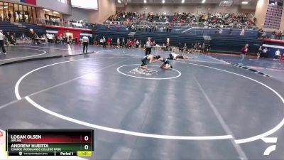 113 lbs Quarterfinal - Andrew Huerta, Conroe Woodlands College Park vs Logan Olsen, Airline