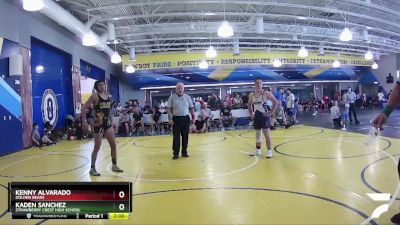 150 lbs Cons. Round 2 - Kaden Sanchez, Strawberry Crest High School vs Kenny Alvarado, Golden Bears