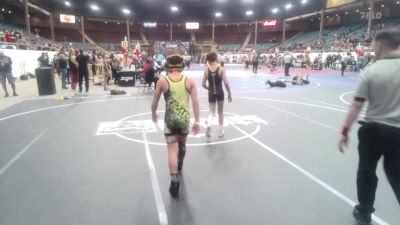 95 lbs Semifinal - Ricardo Poolaw, New Mexico Bad Boyz vs Dane Konno, Aftermath Eagles JW