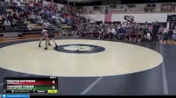 113 lbs Quarterfinals (8 Team) - TRENTON MATTHEWS, Commerce Hs vs Townsend Turner, Landmark Christian School