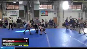 120 lbs Round 2 (4 Team) - Hayden Andrus, Missouri Wrestling vs Matteo Brown, AACo Allstars