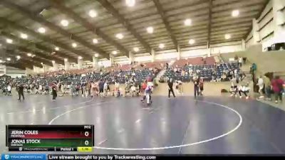 120 lbs Quarterfinal - Jonas Stock, Oregon vs Jerin Coles, Montana