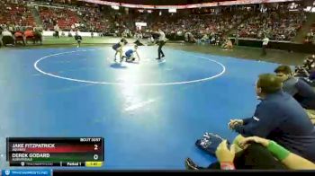 D3-106 lbs Quarterfinal - Jake Fitzpatrick, Aquinas vs Derek Godard, Auburndale