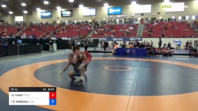 65 kg Rnd Of 16 - Joey Lazor, Panther Wrestling Club RTC vs Robbie Mathers, Sunkist Kids Wrestling Club