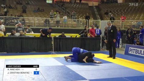 AMBER MAE ASH vs JULIANA CRISTINA BONIFACIO ONISH 2024 Pan Jiu Jitsu IBJJF Championship