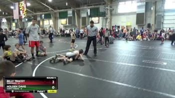 60 lbs Round 5 (6 Team) - Billy Tracey, Warhawks vs Holden Davis, Terps Xtreme