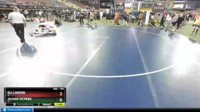 170 lbs Quarterfinal - Eli Larson, IL vs Oliver McPeek, IL