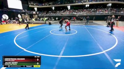 6A 285 lbs 3rd Place Match - Jacob Henry, Austin Lake Travis vs Armstrong Nnodim, Mesquite Horn